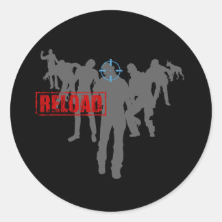 Zombies Classic Round Sticker