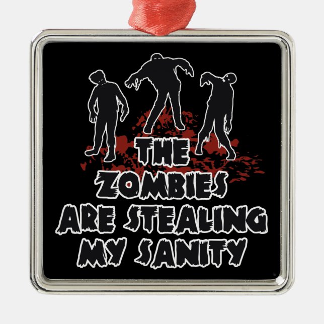 Zombies custom color ornament (Front)