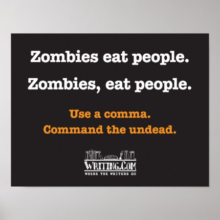 Zombies, Eat People. Poster