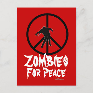 Zombies For Peace Postcard