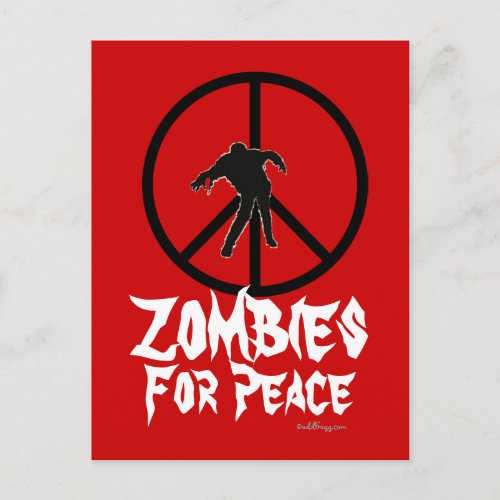 Zombies For Peace Postcard