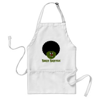 Zombies Go Boogie at the Disco on Halloween Apron