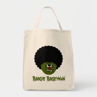 Zombies Go Boogie at the Disco on Halloween bag