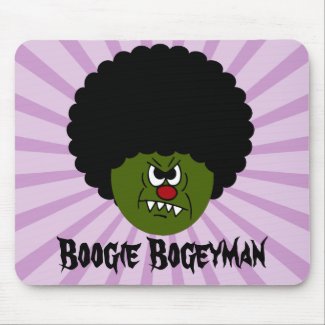 Zombies Go Boogie at the Disco on Halloween Mousepad