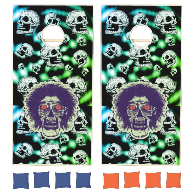 Zombies Green Cornhole Set (Set)
