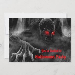 Zombies Halloween Party Invitation