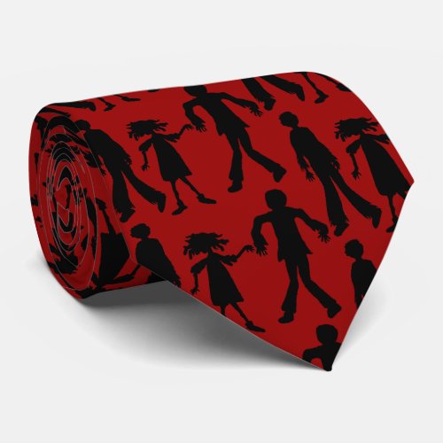 Zombies Halloween Walking Dead Tie