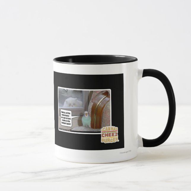 Zombies in the backyard mug (Right)