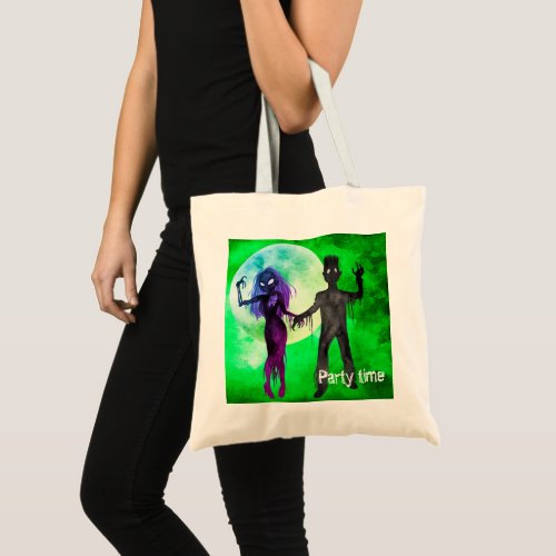 Zombies in the pale Moon light Tote Bag