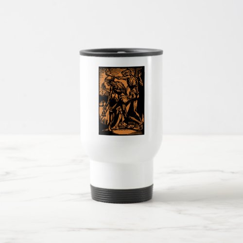 Zombies inside Halloween Jack_o_Lantern Pumpkin Travel Mug