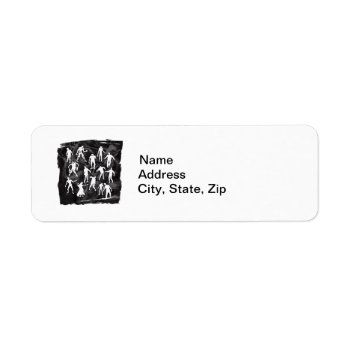 Zombies Label by manewind at Zazzle