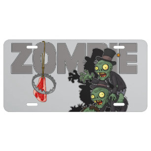 zombies license plate