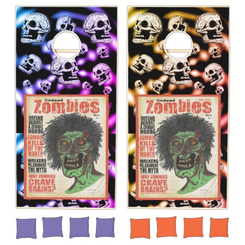 Zombies Magazine  Cornhole Set