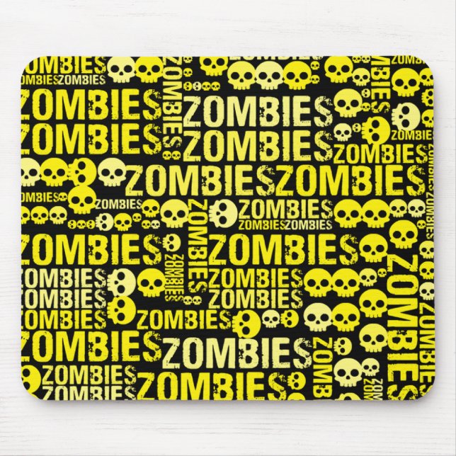 Zombies Mosaic Mouse Pad (Front)