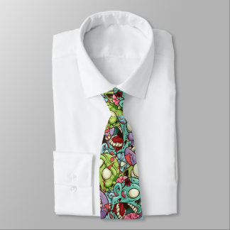 Zombies Neck Tie
