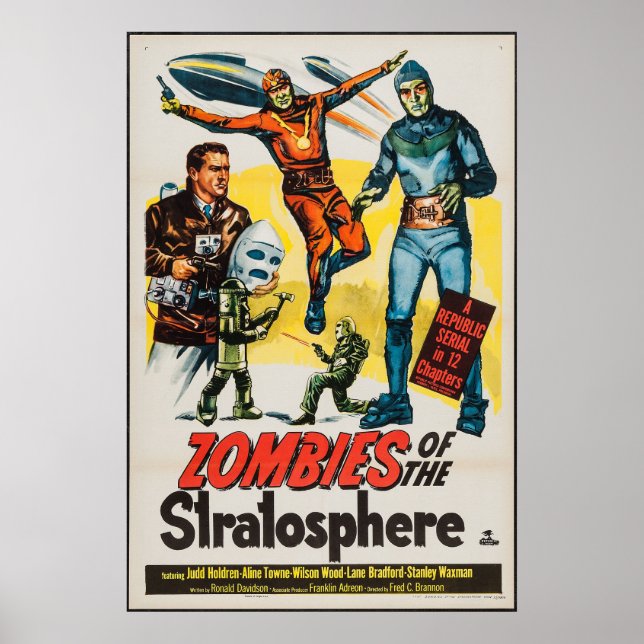 Zombies of the Stratosphere poster (Front)