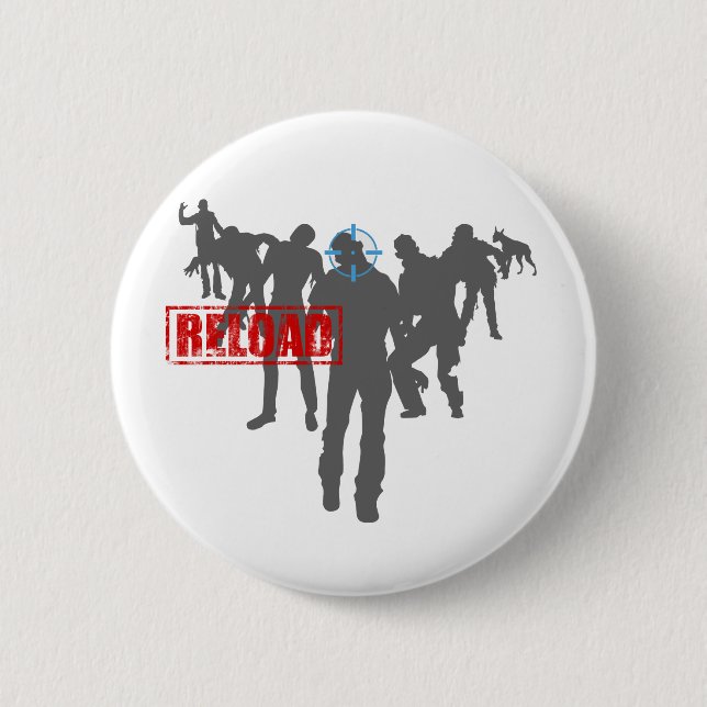 Zombies Pinback Button (Front)