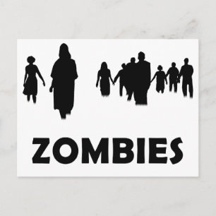 Zombies Postcard