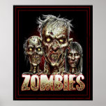 Zombies Poster at Zazzle