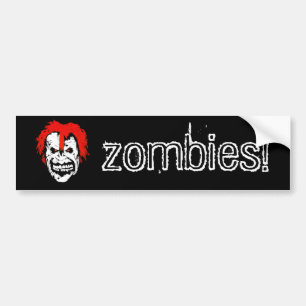 zombies! (schmile.) bumper sticker