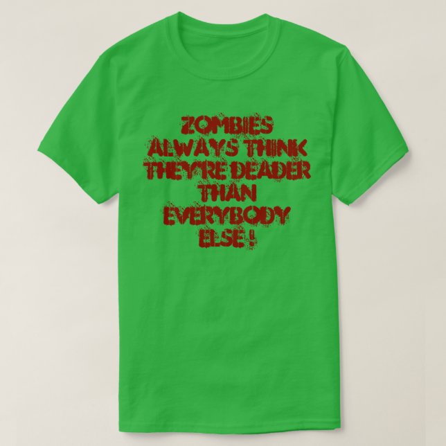 ZOMBIES  T-SHIRT (Design Front)