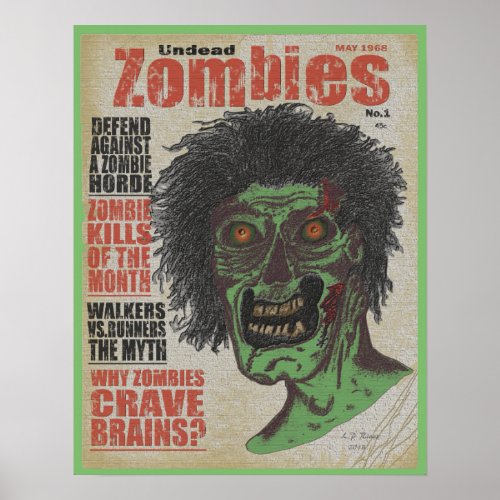 Zombies the Magazine Undead Ver2 Poster