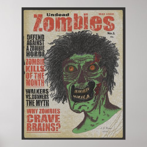 Zombies the Magazine Undead Ver3 Poster