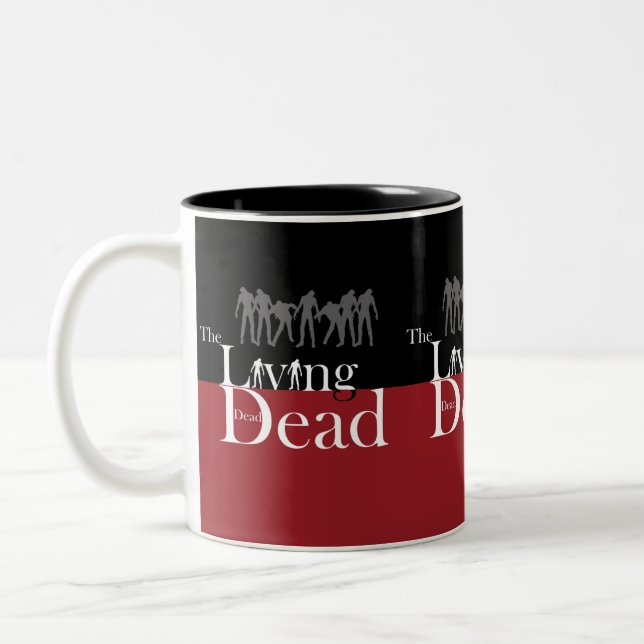 Zombies Two-Tone Coffee Mug (Left)