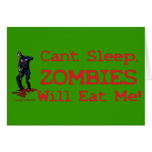 Zombies Will Eat Me Cards (Front Horizontal)