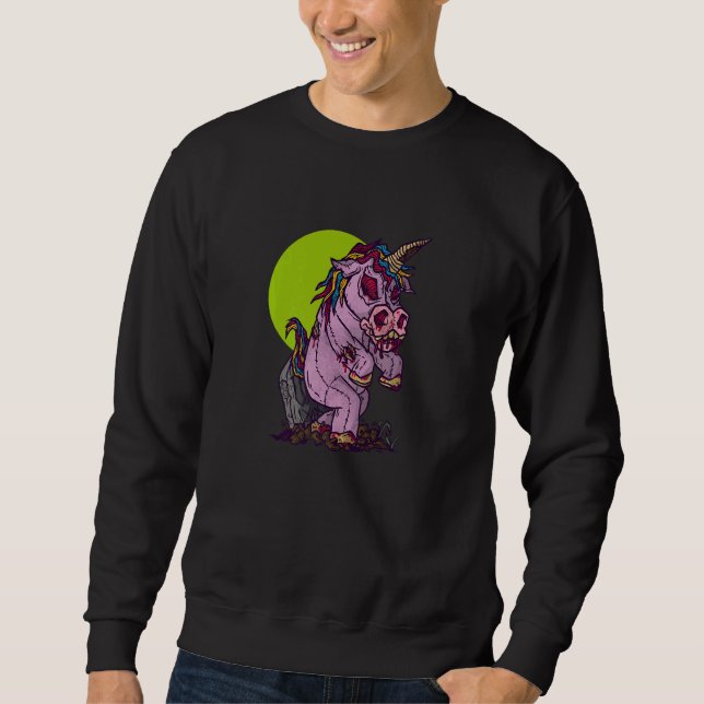 Zombieunicorn   sweatshirt (Front)