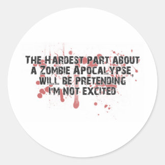 ZombieVerse Classic Round Sticker