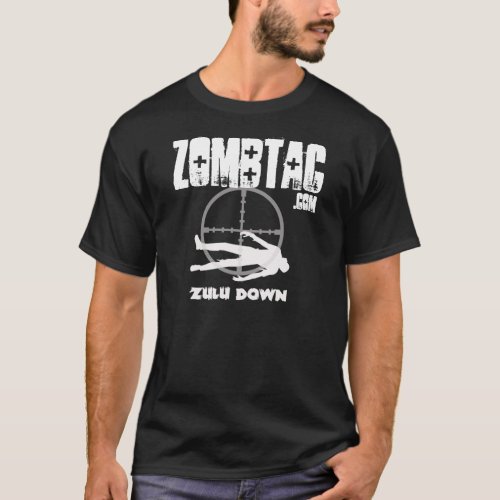 Zombtac Zulu Down Dark T_Shirt