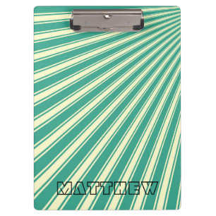 Zomp Color Stripe Funky Pattern Clipboard