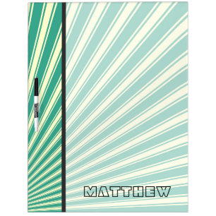 Zomp Color Stripe Funky Pattern Dry Erase Board