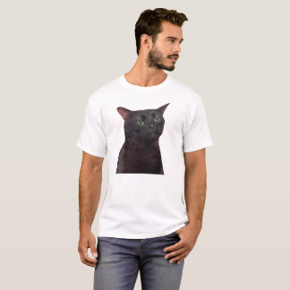Zoned Out Cat, Black Cat Zoned Out Meme T-Shirt