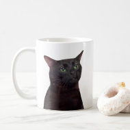 Zoned Out Cat Meme Mug Double Sided