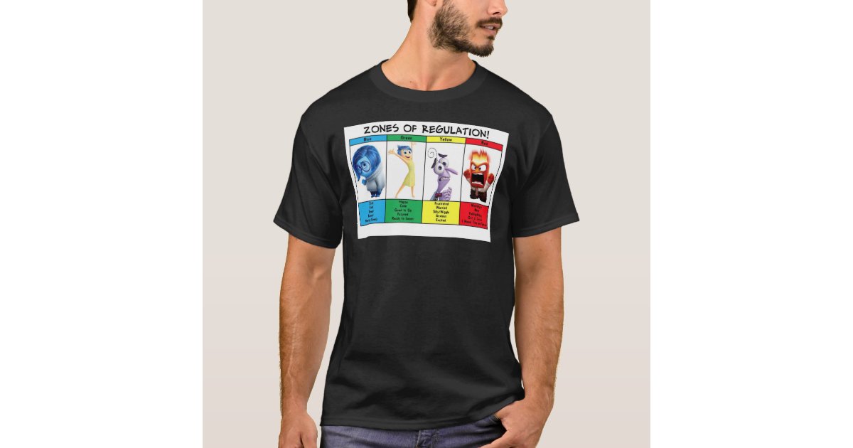 Zones Of Regulation Inside Out T-Shirt, Zazzle