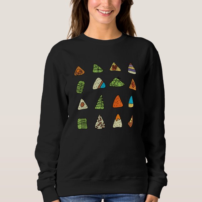 Zongzi Zongh zi Collection Cute Chinese Food China Sweatshirt (Front)