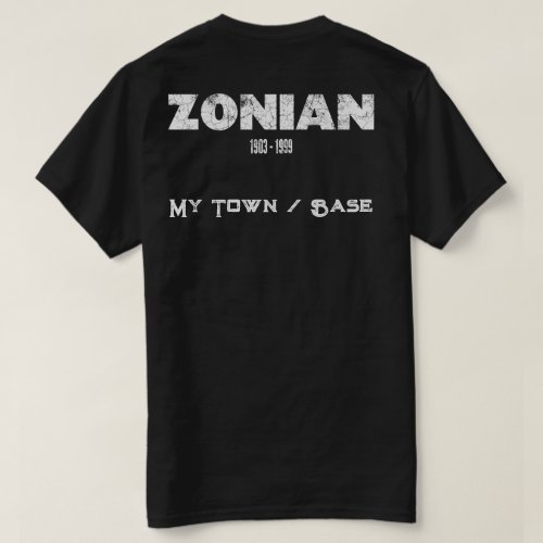 Zonian 1903 _ 1999 T_Shirt