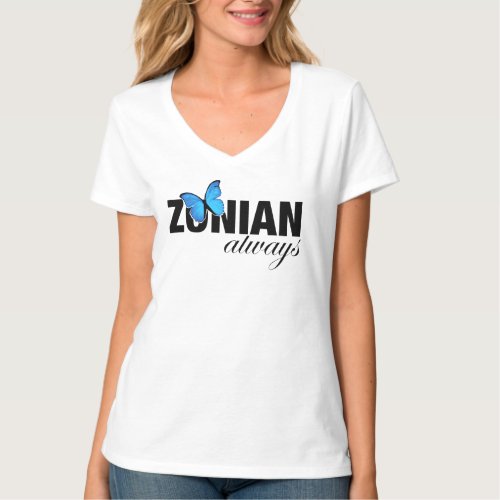 Zonian Always with Butterfly T_Shirt
