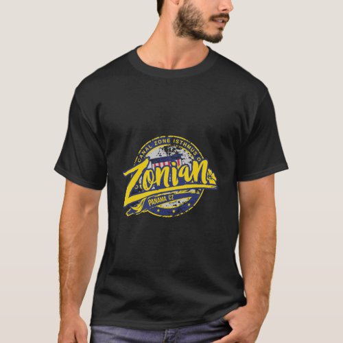 Zonian Panama Canal Zone Cz T_Shirt