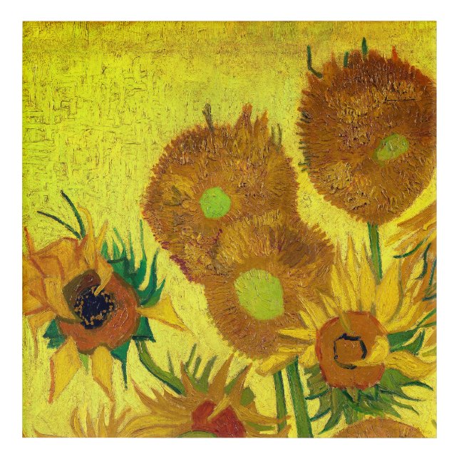 Zonnebloemen (Van Gogh) Acrylic Print (Front)