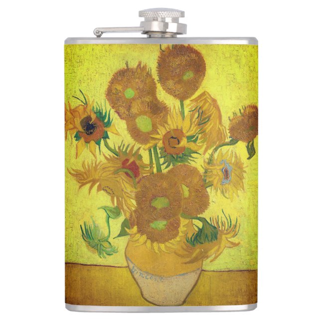Zonnebloemen (Van Gogh) Flask (Front)