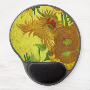 Zonnebloemen (Van Gogh) Gel Mouse Pad