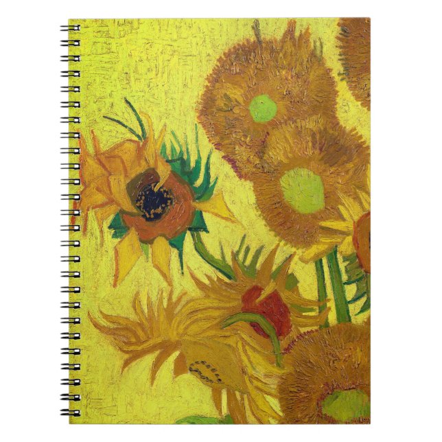 Zonnebloemen (Van Gogh) Notebook (Front)