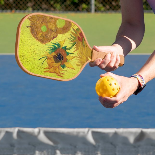 Zonnebloemen (Van Gogh) Pickleball Paddle (Insitu)