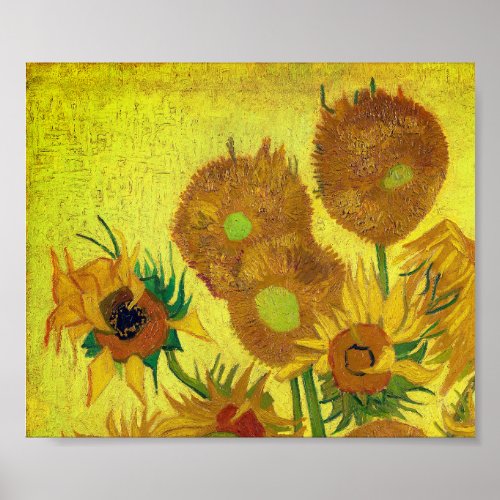 Zonnebloemen Van Gogh Poster