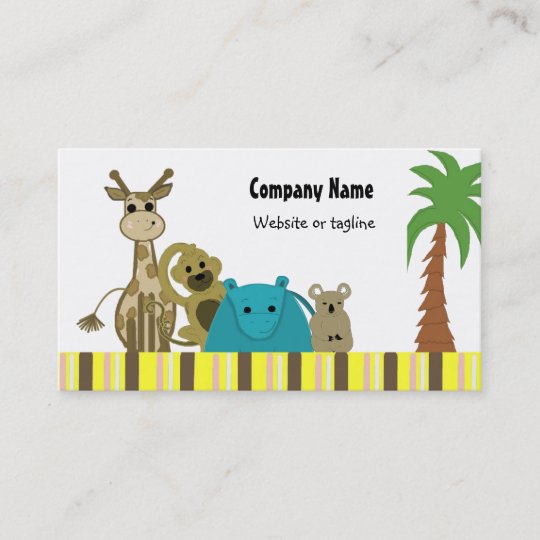 Zoo Animal Business Card