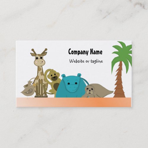 Zoo Animal Business Card