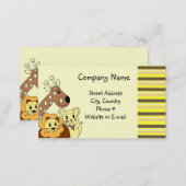 Zoo Animal Business Card (Front/Back)